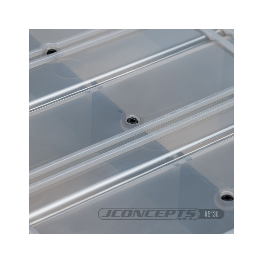 Tool Box W/Upper Storage Black /Smoke Grey