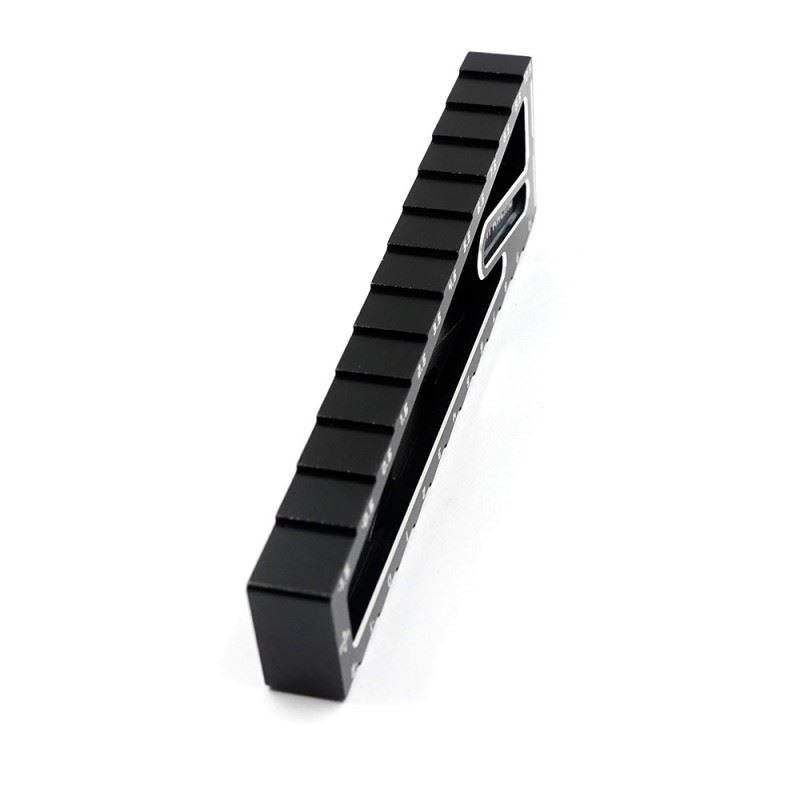Yeah Racing Aluminium Chassis Droop Gauge (2 To 10Mm) For 1:8 Onroad Rc