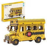 Puremind Peanuts™ Snoopy Yellow School Bus