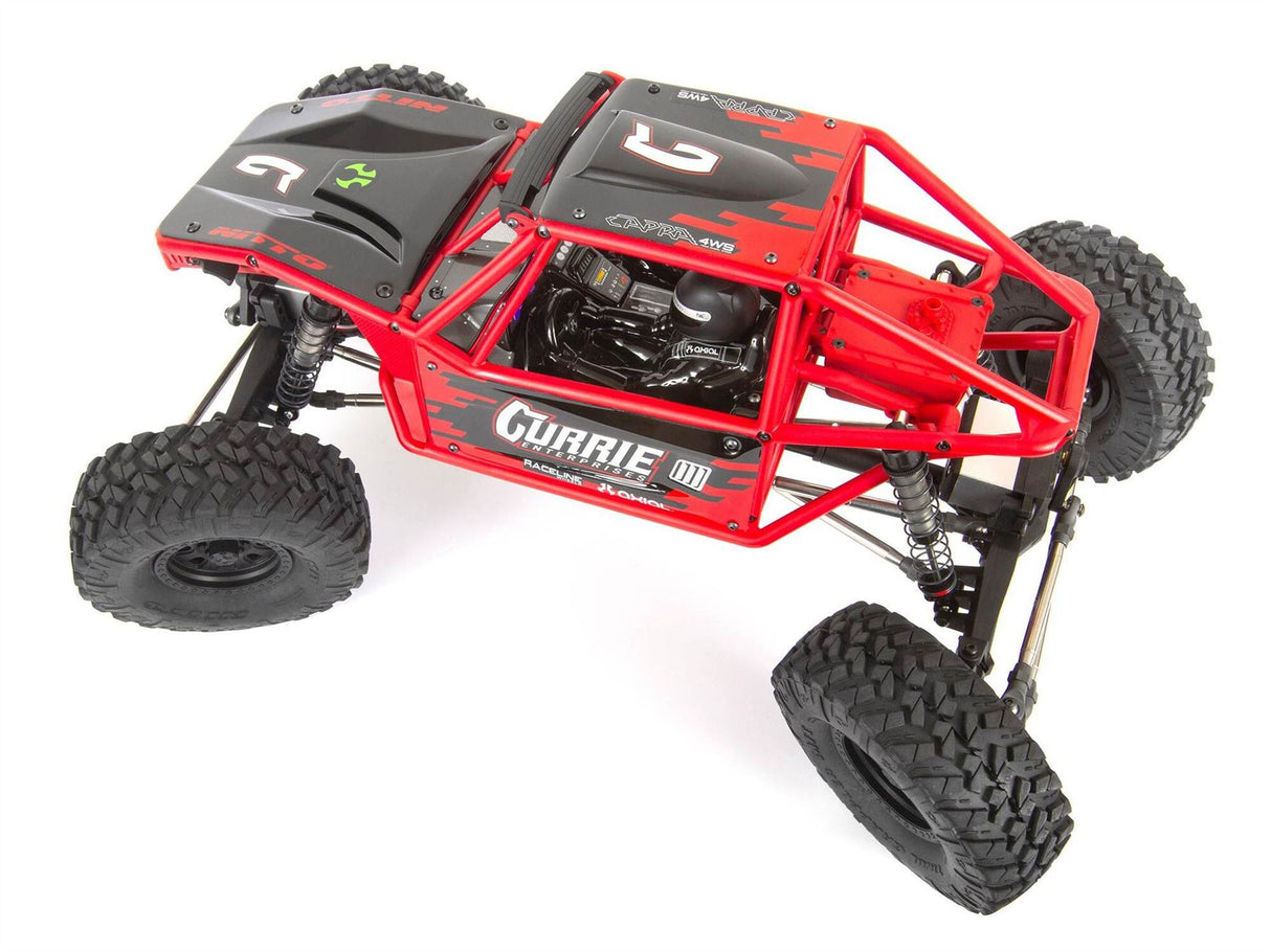 Axial 1/10 Capra 1.9 4WS Unlimited Trail Buggy RTR, Red