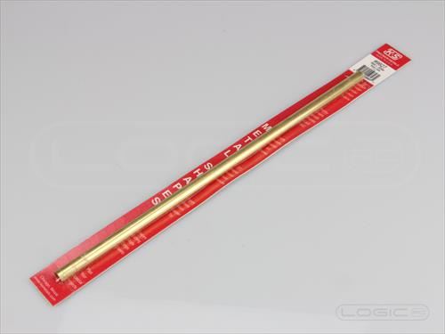 KS 300mm Round Brass Tube 9mm OD (Pk1) .45mm Wall