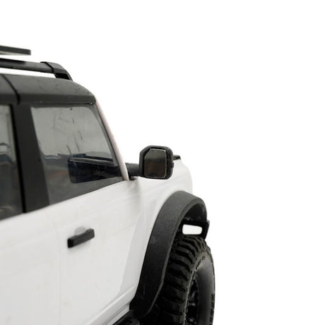 Yeah Racing Side-View Reflective Mirror Plate Fits Traxxas 1/18 TRX-4M Bronco