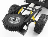 RC4WD KOBER REAR BED W/TIRE HOLDER & MUD FLAPS FOR RC4WD TF2 LWB TOYOTA LC70 (SILVER)