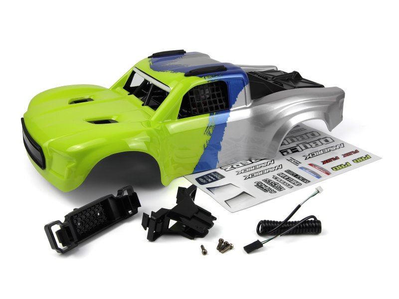 Qbyte Sc 1/12Th Printed Body - Fluoro Green