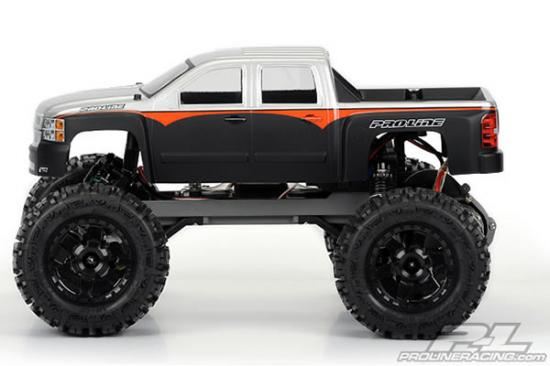 Pro-Line Chevy Silverado 2500 HD Clear Body for the Traxxas Stampede