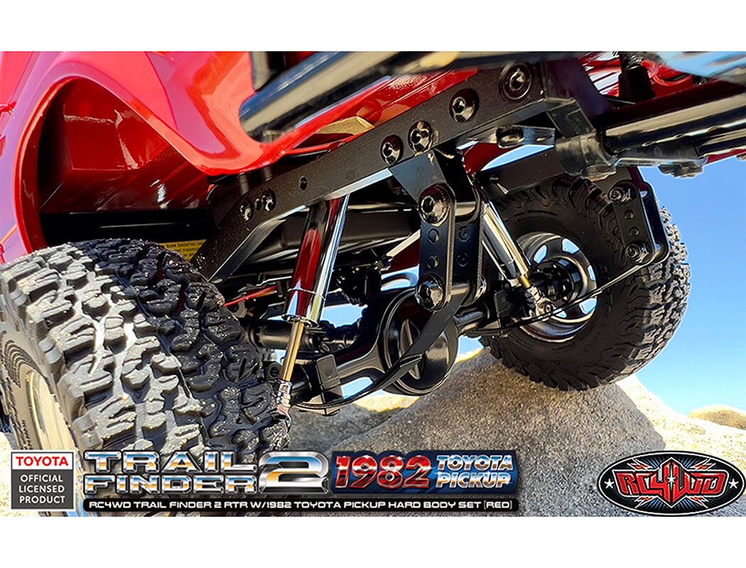 Rc4Wd Trail Finder2 Rtr With 1982 Toyota Pickup Hard Body Red