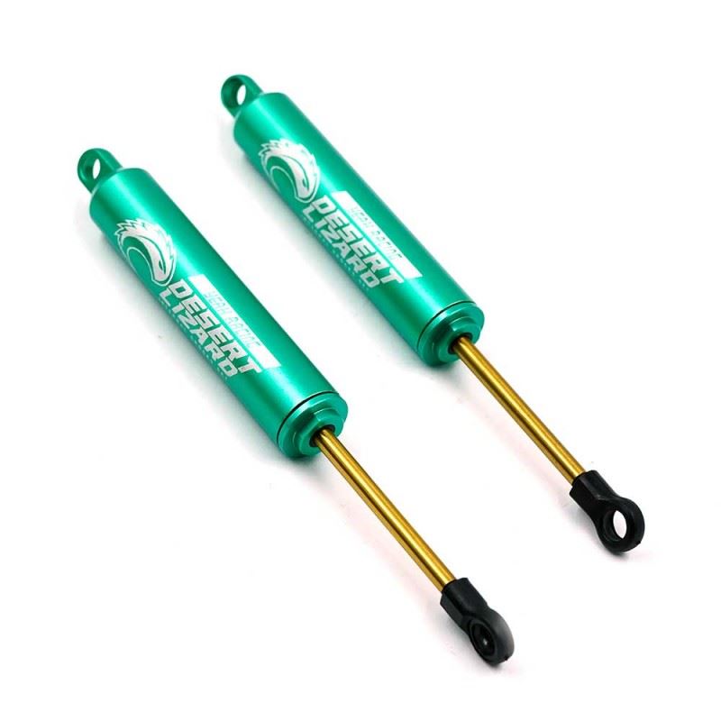 Yeah Racing 120mm Desert Lizard Two Stage Internal Spring Damper Pair Green For Crawler