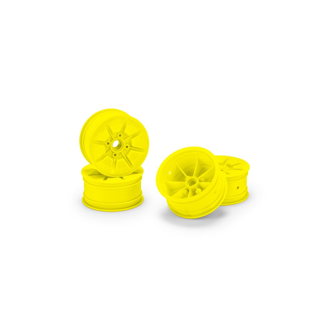 Pioneer - Rc10T 2.2 Narrow Front Wheel Yellow 4Pc