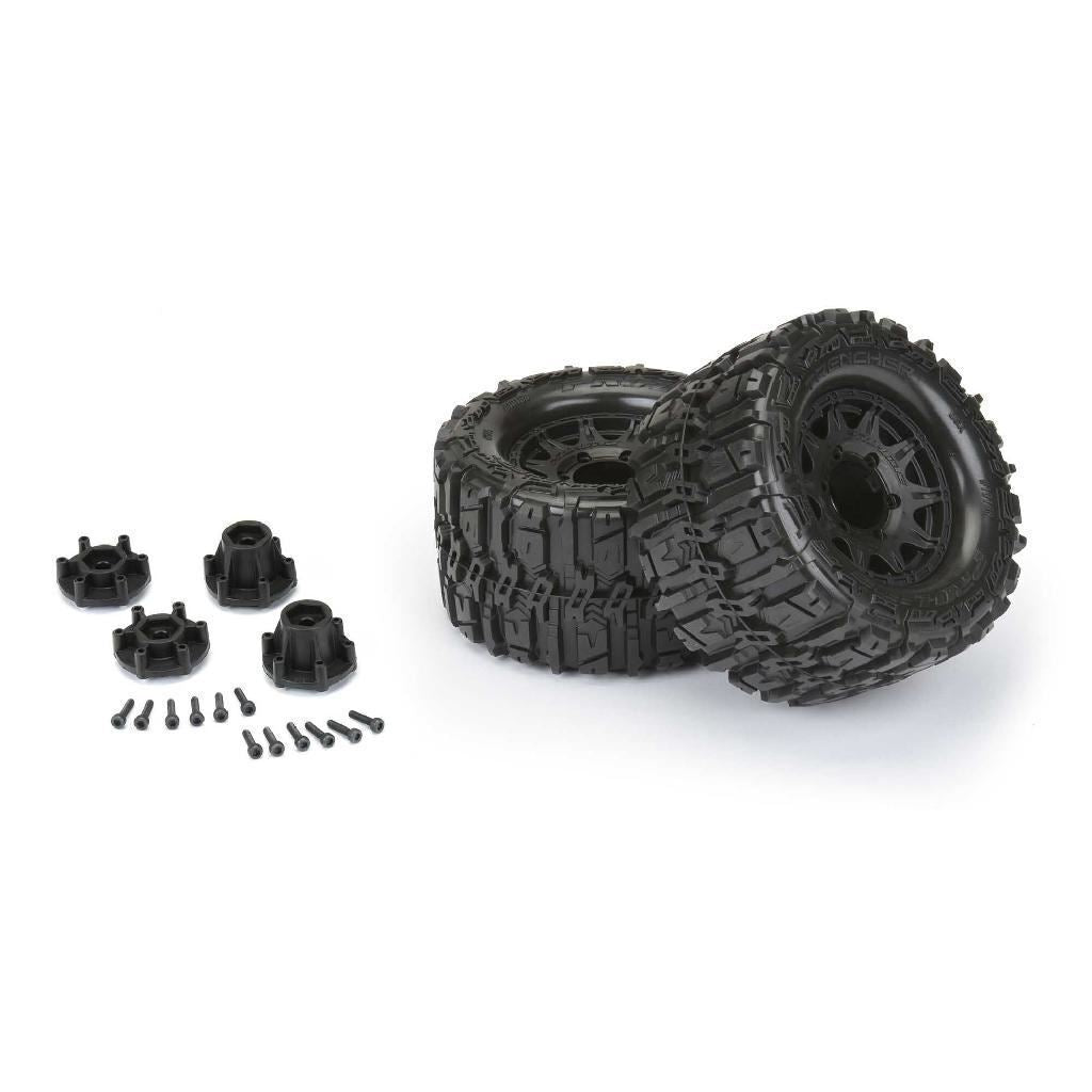 Proline 1/10 Trencher Hp Belted F/R 2.8In Mt Tires Mounted 12mm Blk R