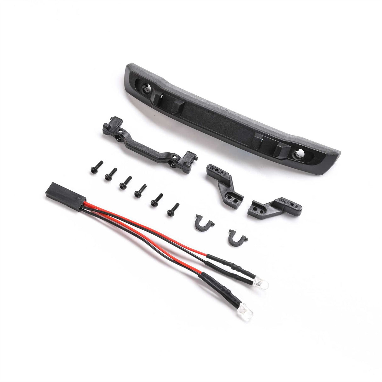 Axial Front Bumper with LED: SCX24 Ford Bronco