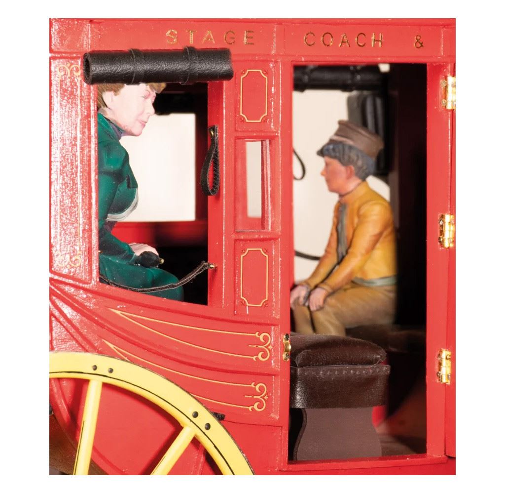 Artesania Set Of 4 Wild West 1/12 Stagecoach Figures For Al20345