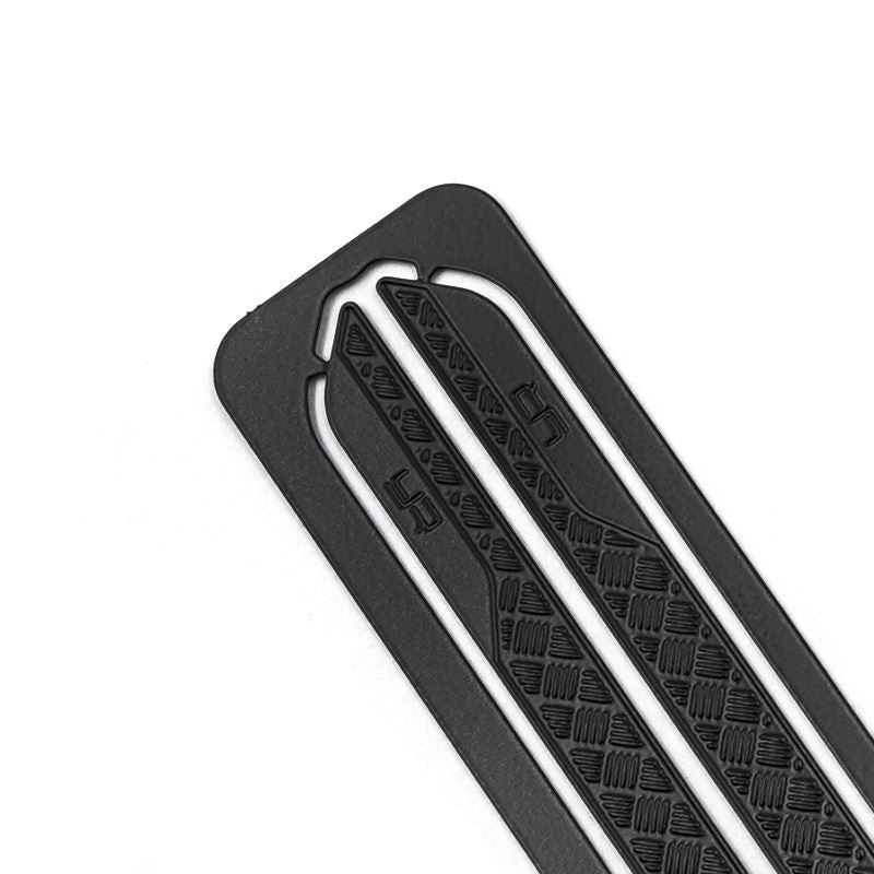 Yeah Racing Stainless Steel Rock Rails Diamond Plate fits TRX-4M Defender Bronco