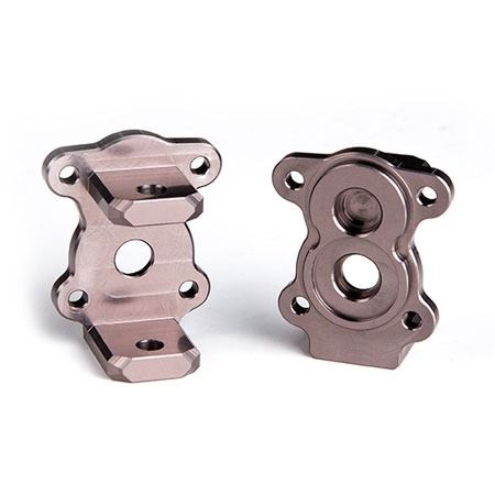 GMADE ALUM C-HUB CARRIER (2) TITANIUM GRAY R1 AXLE