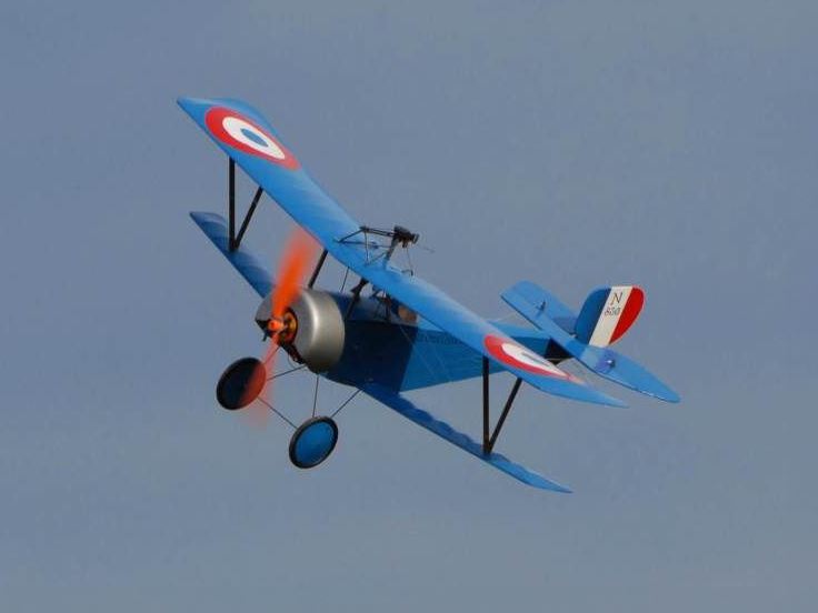 BAIR Nieuport 11 inBebe' 25in electric scale kit