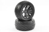 FASTRAX 1/10TH MOUNTED ARROW BUGGY REAR TYRES 10-SPOKE