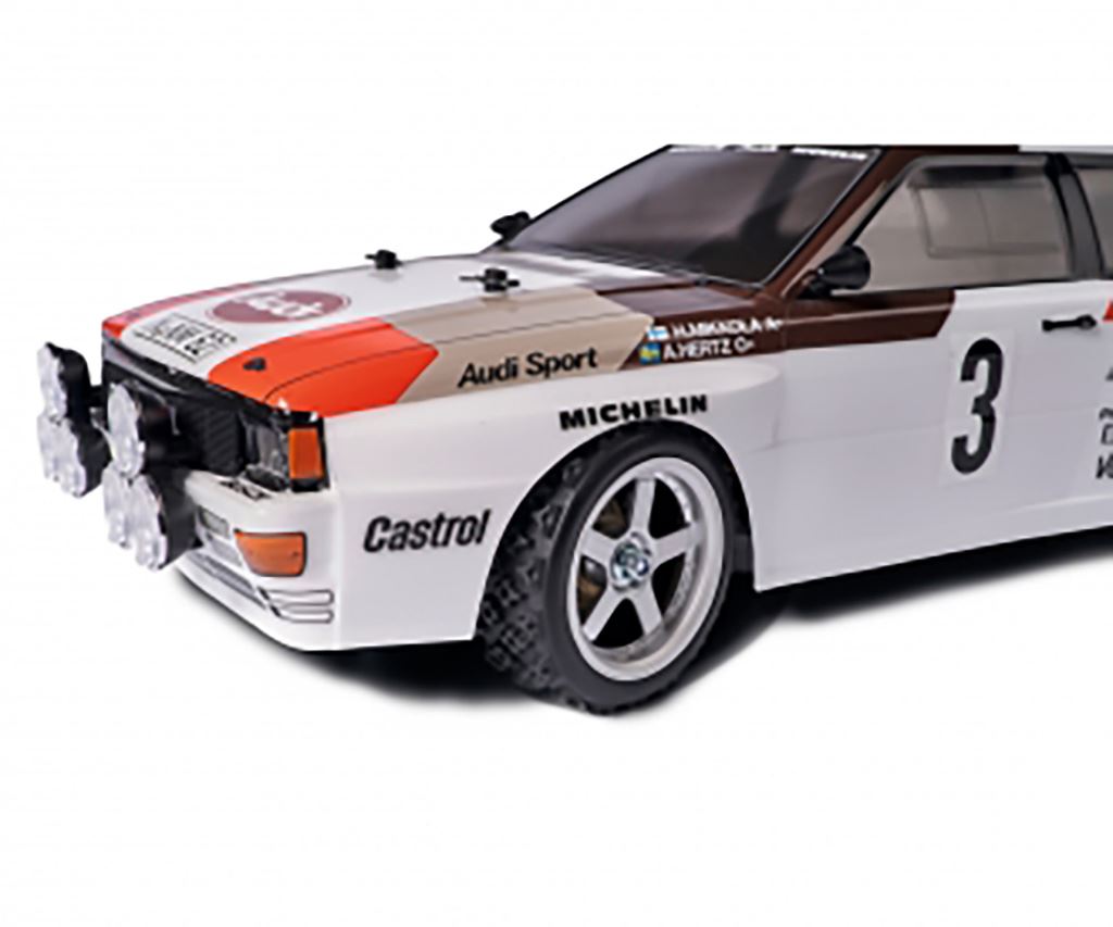 Carson 1:10 Wheel Set 5 spk. Rallye (4) silver