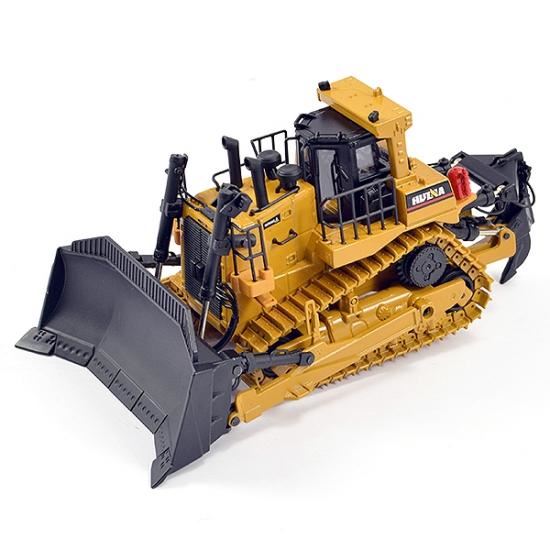 HuiNa 1/50 Diecast Bulldozer Earthmover Static Model