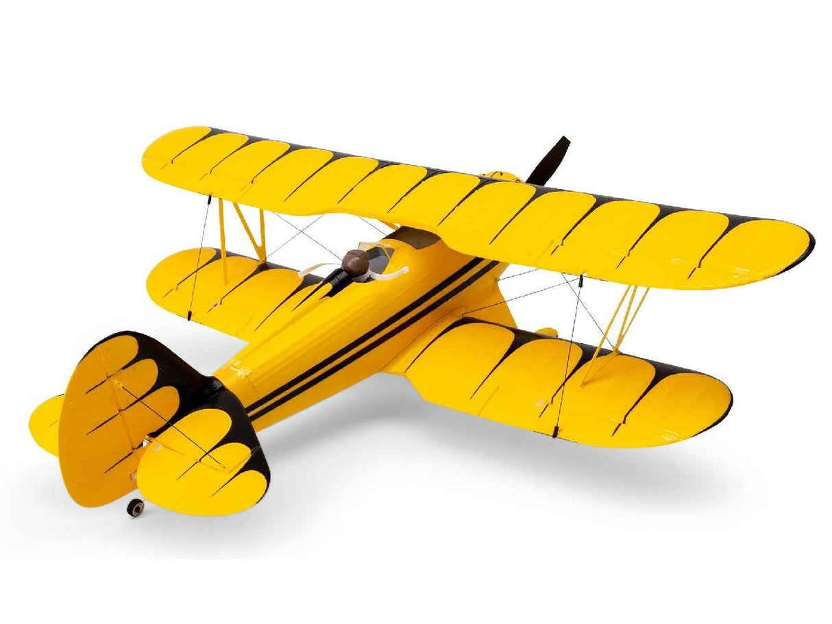 E Flite UMX WACO BNF Basic with AS3X and SAFE Select, Yellow