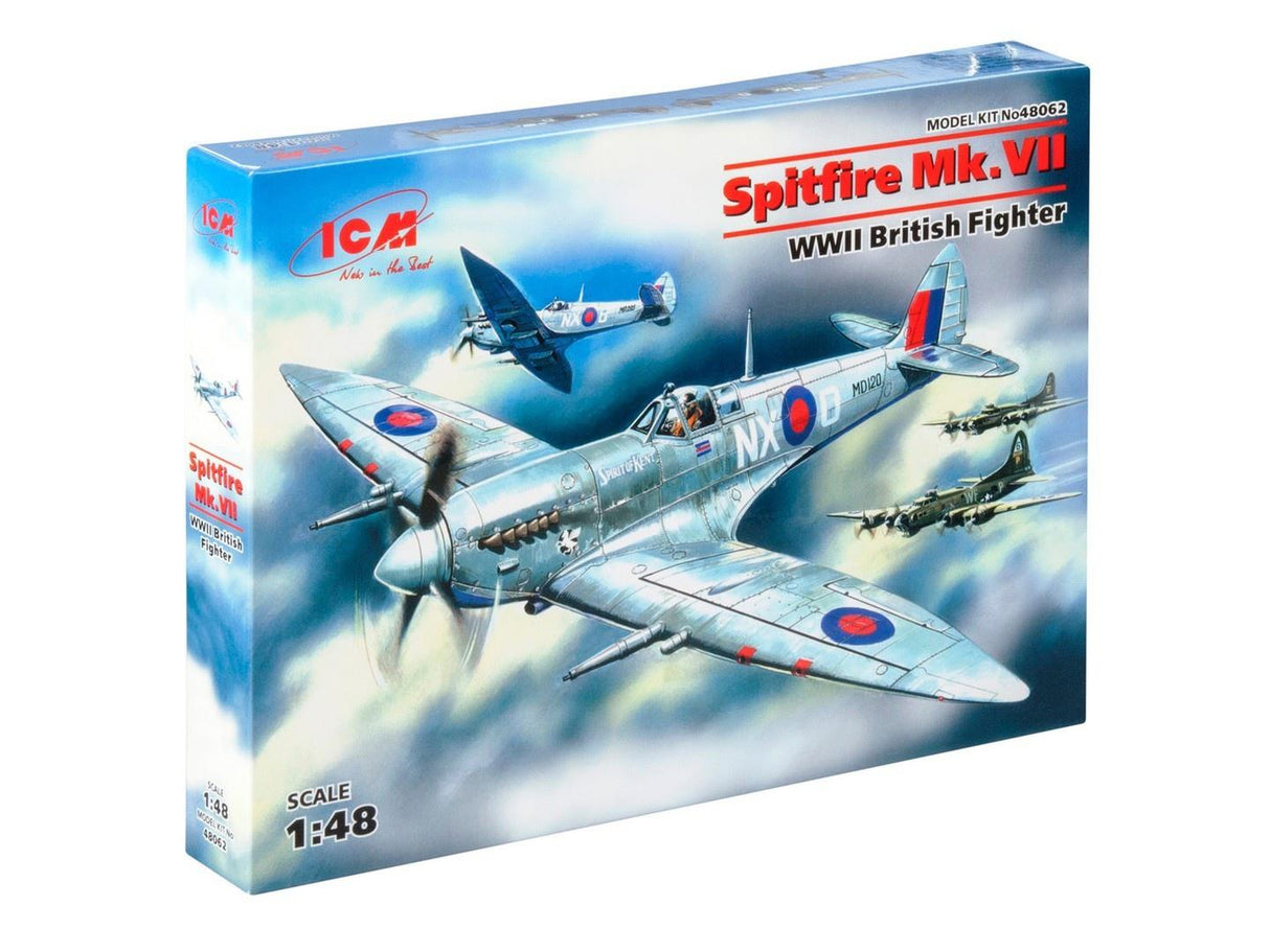 Icm Spitfire Mk.Vii, Wwii British Fighter Plane