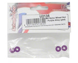 Schumacher M4 Nylock Flanged Wheel Nut - Purple Alloy (pk4)