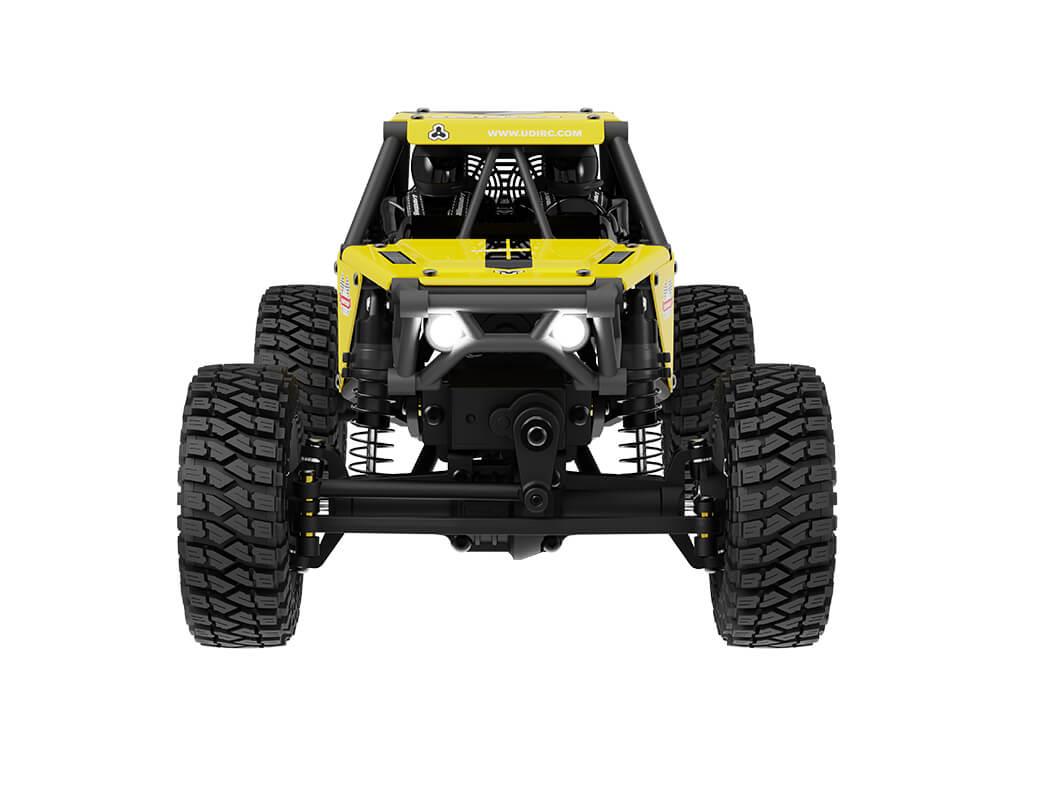 Udi Rc Ucx24 Snow Leopard 1/24 Crawler Rtr B/Less 4Ws Yellow