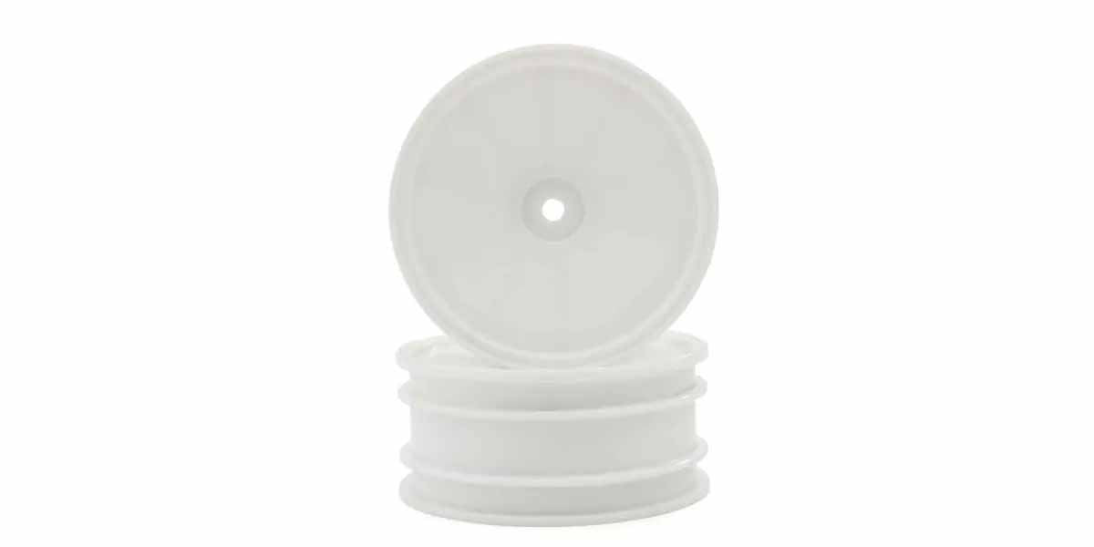 Kyosho Optima Serie White 2.2 Inches Front Dish Wheels (2)