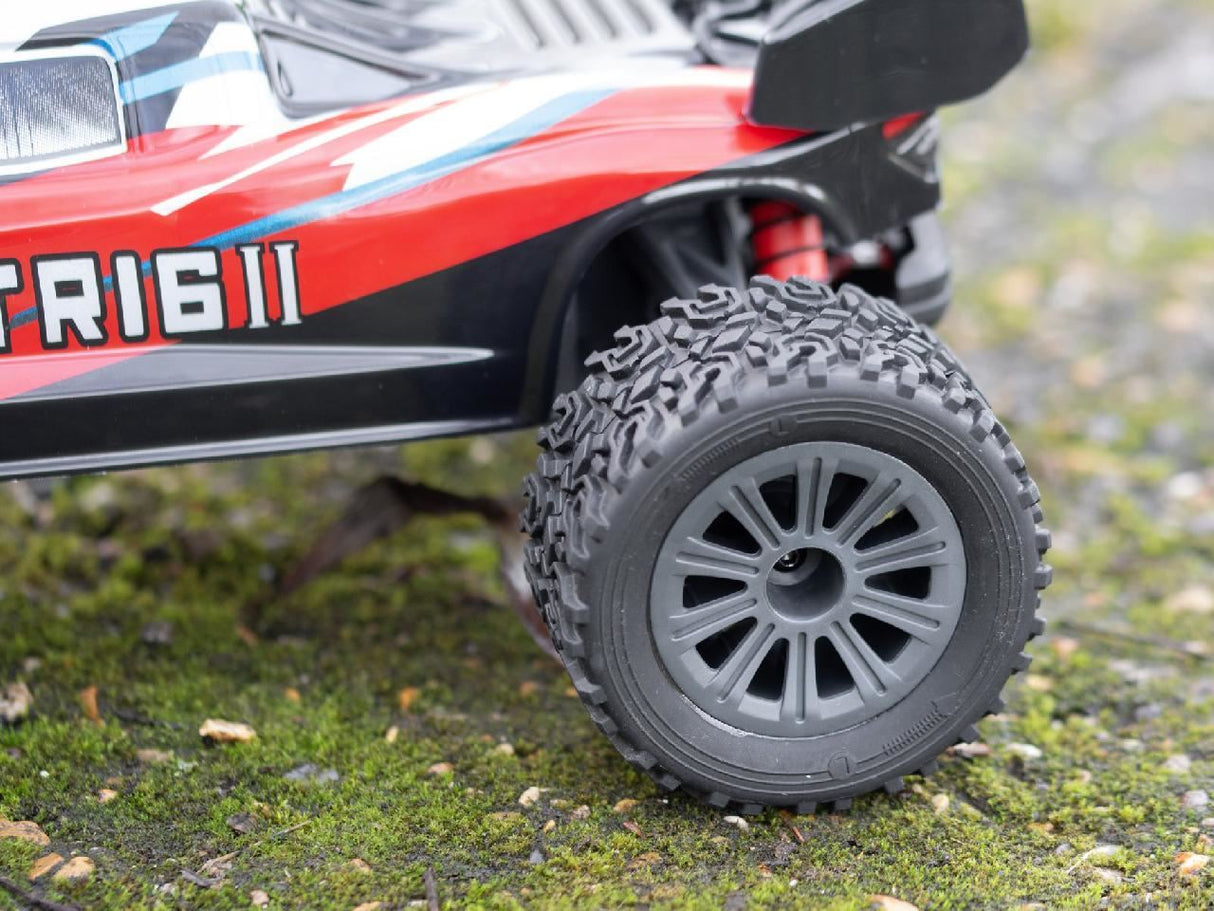 Pd Racing Tr16Ii Brushed Rc Truggy (Red, Blue & White)