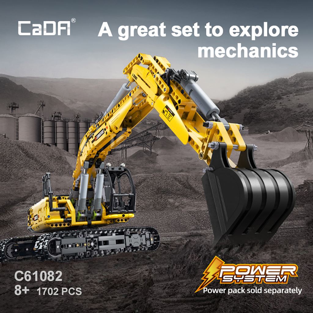 Cada Functional Excavator -  1702 Pcs