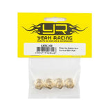 Yeah Racing Brass 8mm Hex Adaptor 4pcs For Axial RBX10 Ryft
