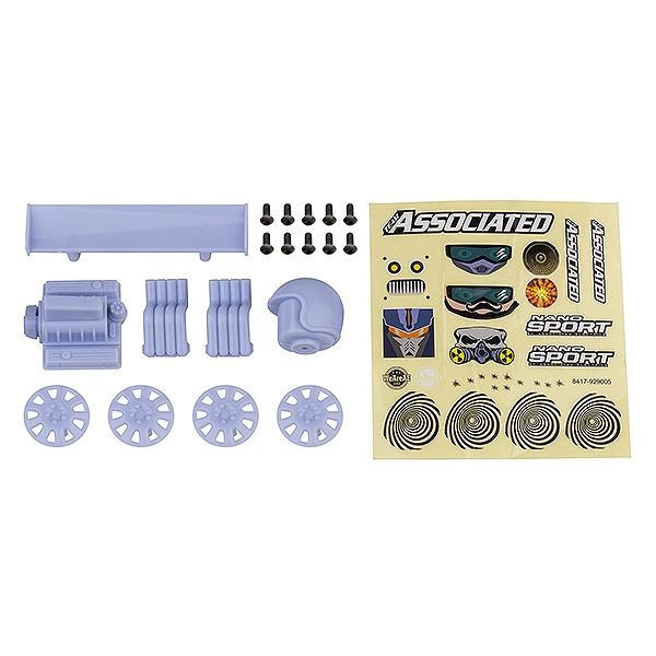 Team Associated Nano Sport Race Pack White