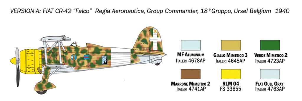 Italeri CR 42 Falco - Battle of Britain 80th Anniv
