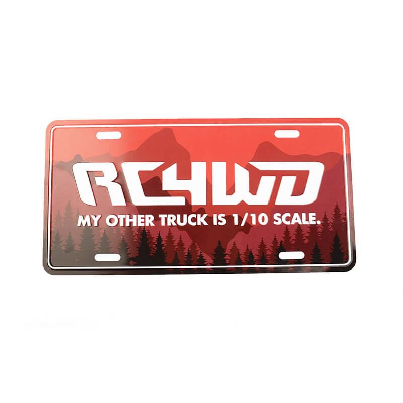 RC4WD  MY OTHER TRUCK  LICENSE PLATE