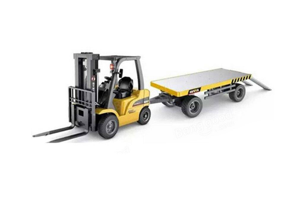 Huina Rc Alloy Flatbed Trailer