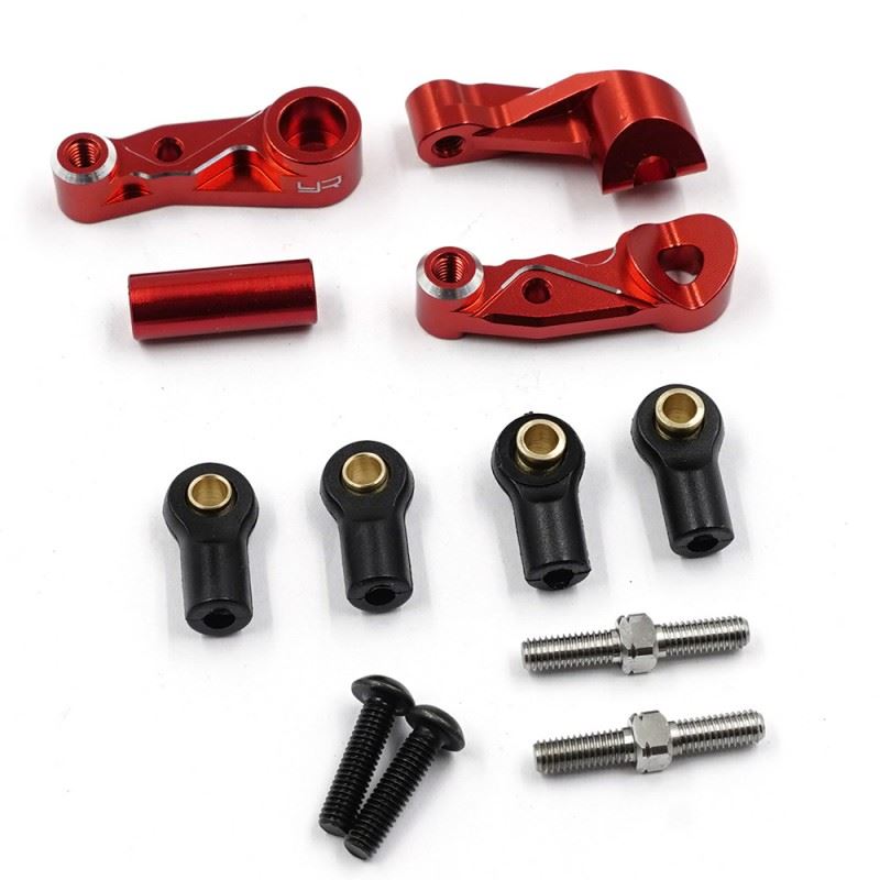 Yeah Racing Aluminum Steering Arm W/Adjustable Steering Tie-Rod Set For Kyosho Fazer Mk2