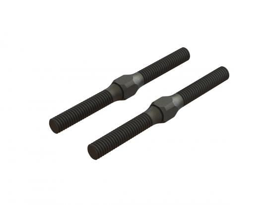 Arrma Steel Turnbuckle M4x48mm Black (2)