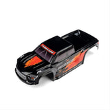 Pro-Line 1/16 Pre-Cut Truck Body Tough Color Black: Traxxas Mini Maxx