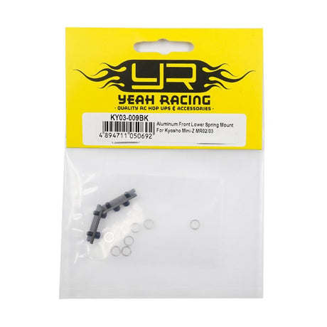 Yeah Racing Aluminum Front Lower Spring Mount For Kyosho Mini-Z MR03