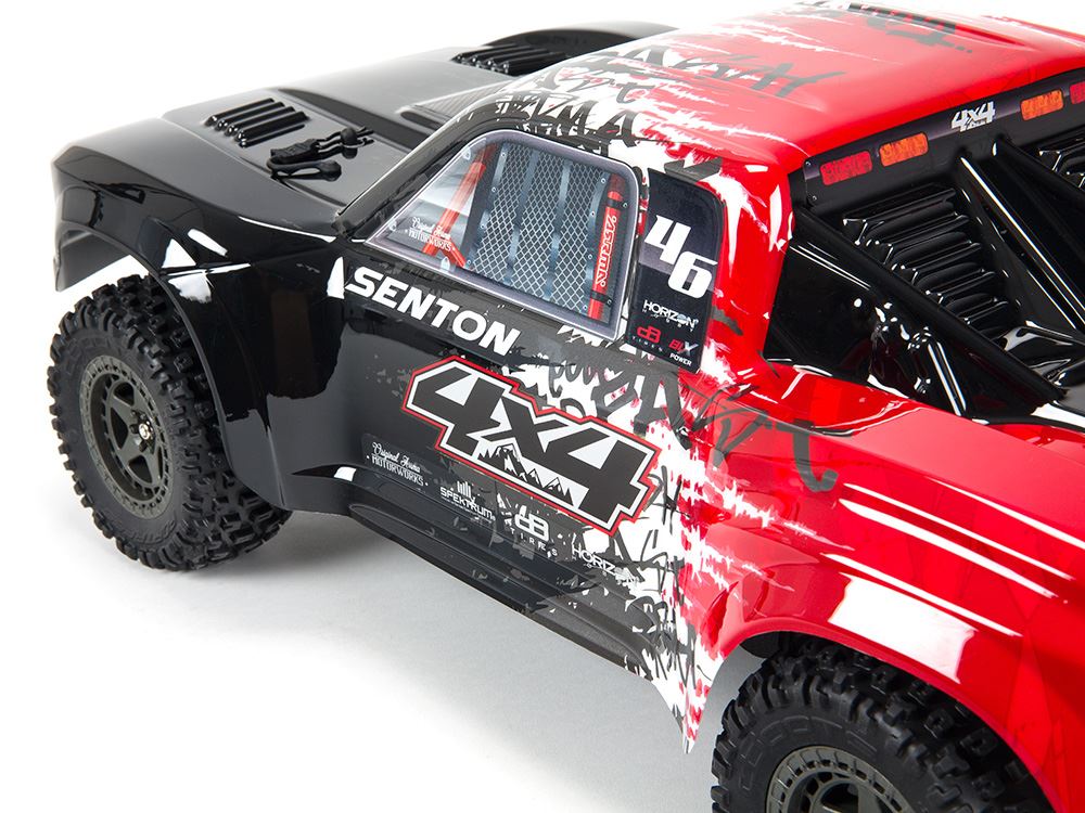 Arrma Senton 4X4 3S BLX Firma SLT3 Short Course Truck RTR Red/Blac