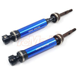 Yeah Racing HD Tool Steel Rear Universal Drive Shafts for Traxxas 1/10 Slash Stampede 4X4 Blue