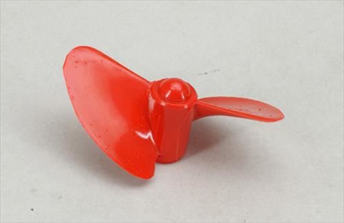 RACTIVE 2 Bladed 50mm Waterscrew Red Nylon M5 LH