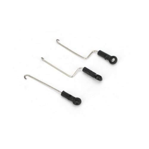 BLH Servo Pushrod Set with ball link: 3pcs: mCP S/X