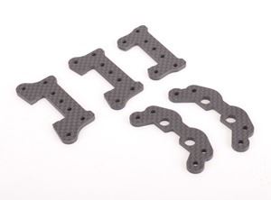 Schumacher C/F Link Mount Options; Fr + Rr Cougar KR Set5