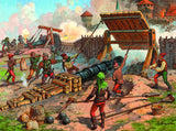 Zvesda Medieval Heavy Bombard With 7 Figures
