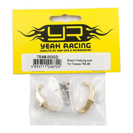 Yeah Racing Brass C Hubs 6g each For Traxxas TRX-4M