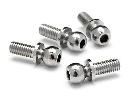 HPI Ball 4.7X6.5mm (4-40/Hex Socket/Silver/4Pcs)