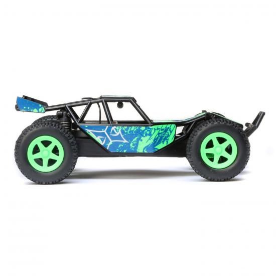 ECX Micro Roost 1/28 2WD RTR Green/Blue (ECX00007T1)