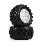 Pro-Line 1/16 Badlands Mx Front/Rear Mt Tires Mounted 12Mm White Spli
