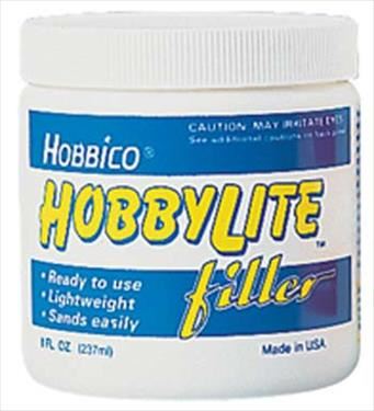 HOBBICO Hobbylite Filler 8oz (237 ml) White