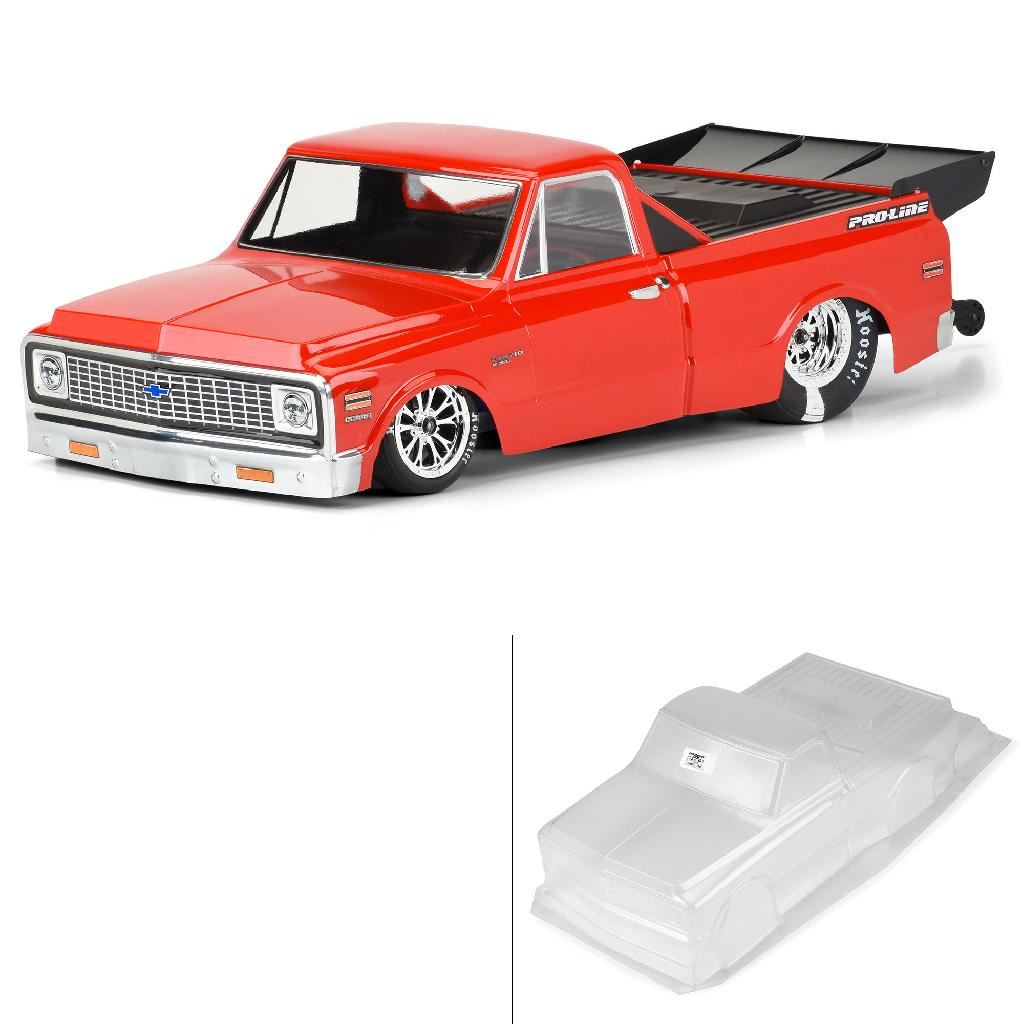 Proline 1/10 1972 Chevy C-10 Clear Body: Drag Car