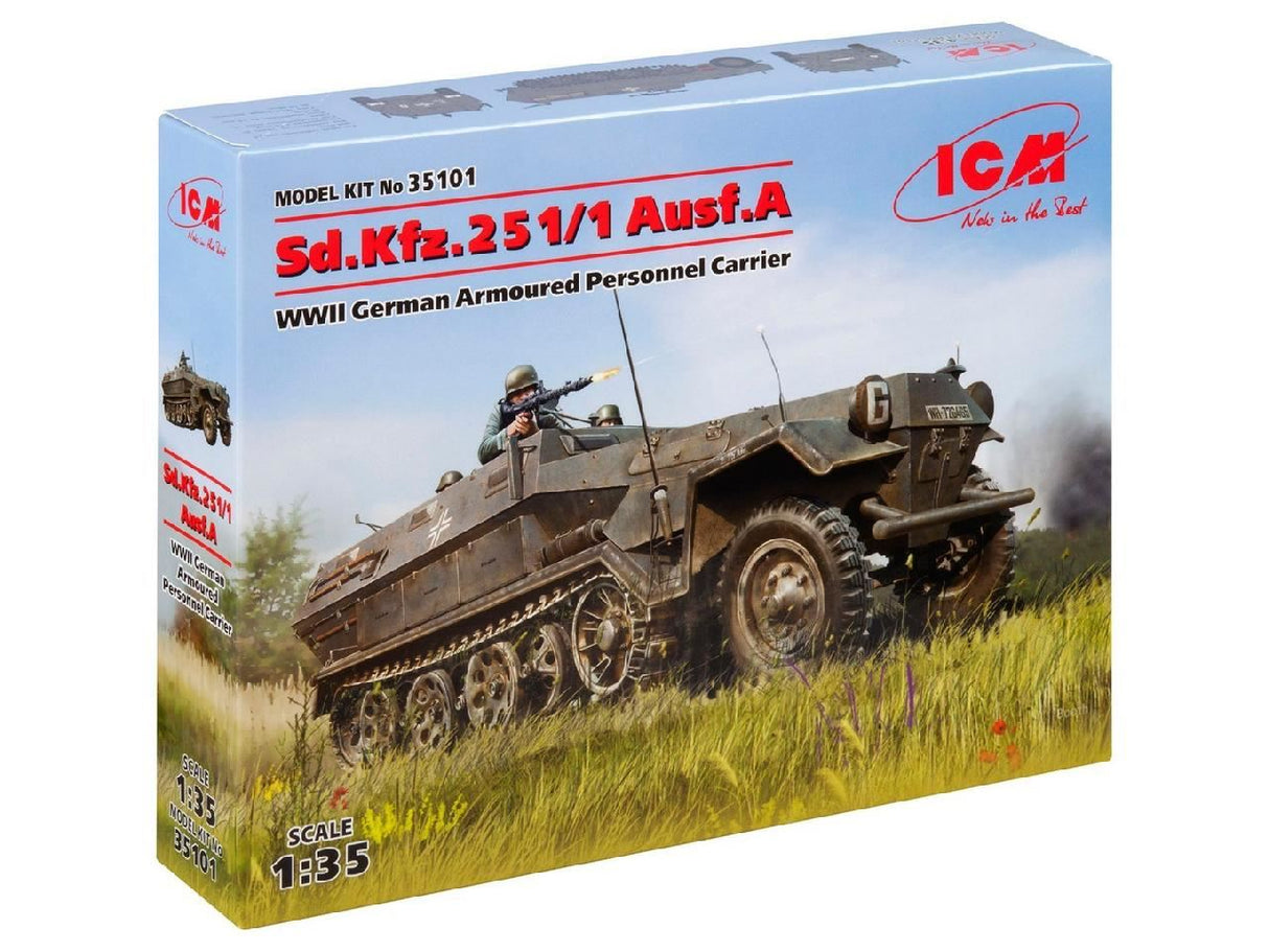 Icm Sd.Kfz.251/1 Ausf.A, Wwii German Armoured Personnel Carrier
